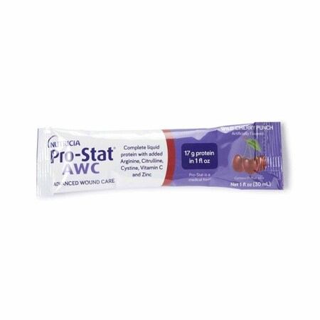 Pro-Stat Awc Oral Supplement Wild Cherry Punch Flavor Liquid 1 oz. Individual Packet, 96PK 78398